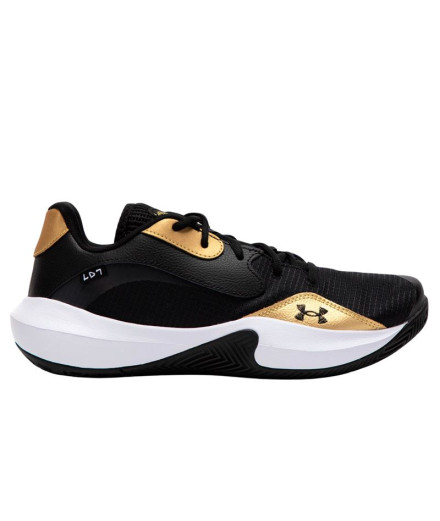 Sapatilhas de Basquetebol Under Armour Lockdown 7 Low Preto