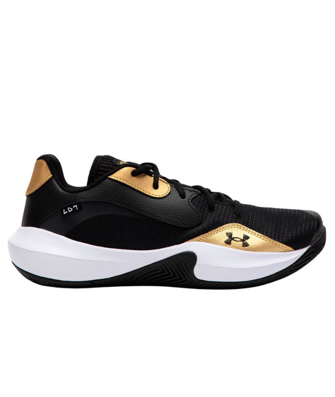 Sapatilhas de Basquetebol Under Armour Lockdown 7 Low Preto