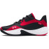 Chaussures de Basket-ball Under Armour Lockdown 7 Low Rouge