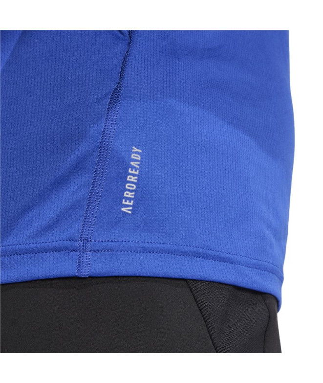 Camiseta de Running adidas Run It Hombre Azul
