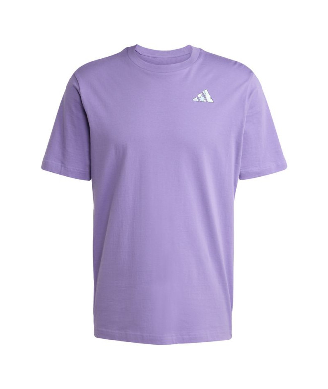 Camiseta adidas Earth Hombre Violeta