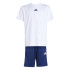Ensemble de Fitness adidas Tr-Es 3 Bandas Set Enfant Blanc/Bleu