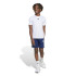 Ensemble de Fitness adidas Tr-Es 3 Bandas Set Enfant Blanc/Bleu