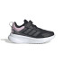 Zapatillas adidas Fortarun 4.0 El C Infantil Negro / Gris / Rosa