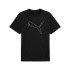 Camiseta de Fitness Puma M Tad Essentialsential Heat, Black Heat, Hombre