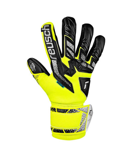 Luvas de goleiro de Futebol Reusch Attrakt Freegel Prata...