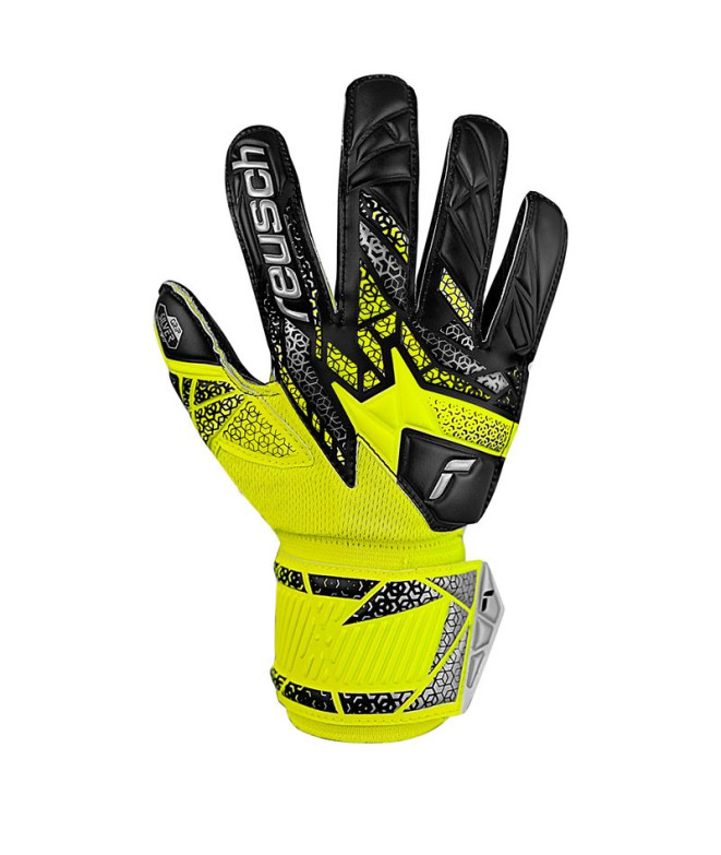 Guantes de Portero de Fútbol Reusch Attrakt Silver Junior Amarillo