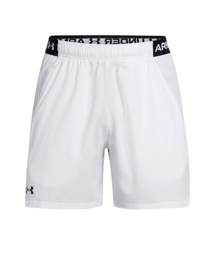 Calça de running Under Armour Vanish Woven 6in Branco Calça de running Under Armour Vanish Woven 6in Branco