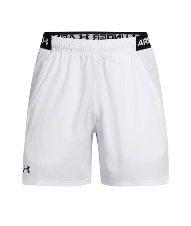 Pantalons de running Under Armour Vanish Woven 6in Blanc