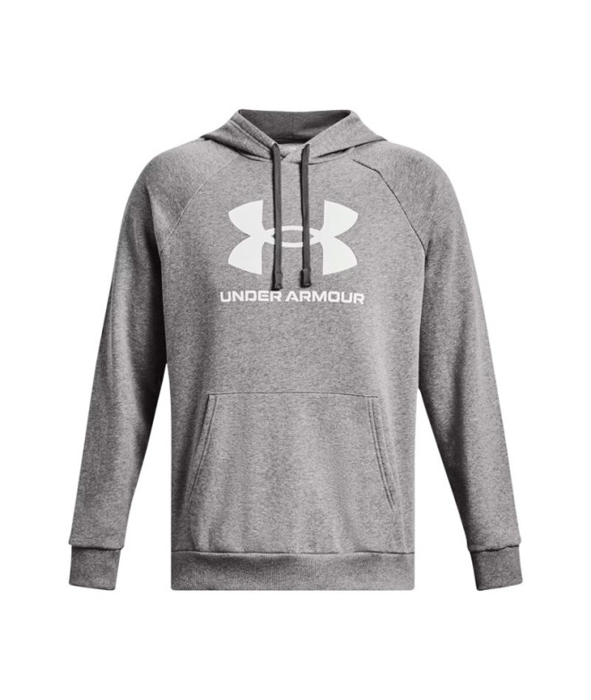 Moletom Under Armour Rival Fleece Logo Hd Homem Cinza