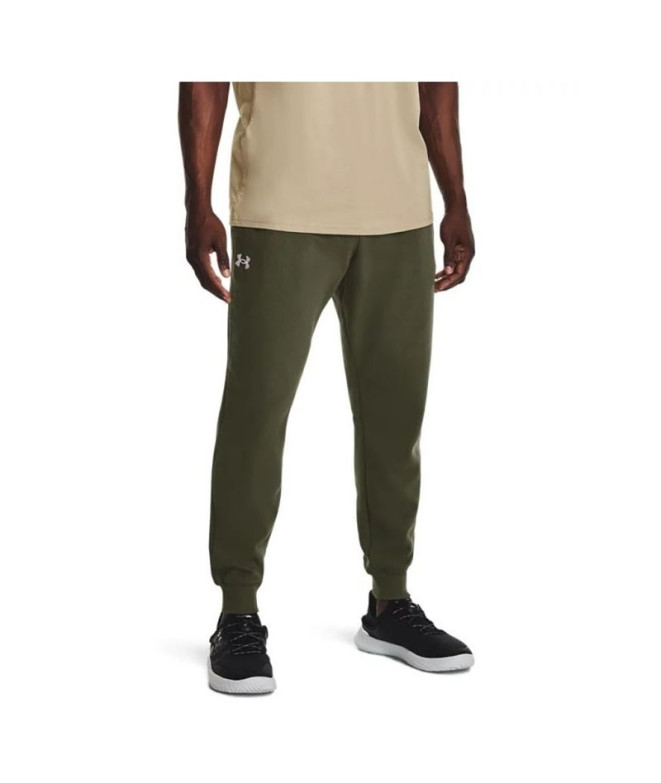 Pantalón Under Armour Rival Fleece Joggers Hombre Verde