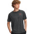 Camiseta de Fitness Under Armour Tech Textured Ss Hombre Negro