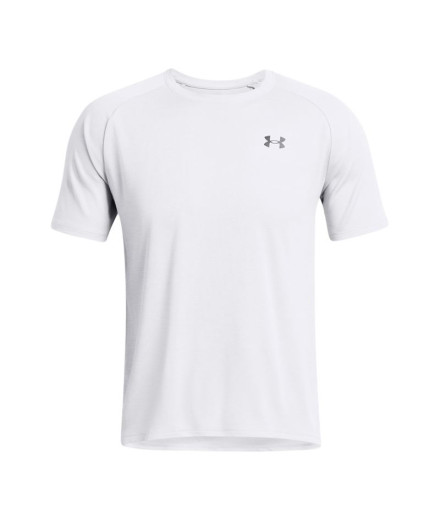 Camiseta Under Armour Tech Textured Ss Hombre Blanco