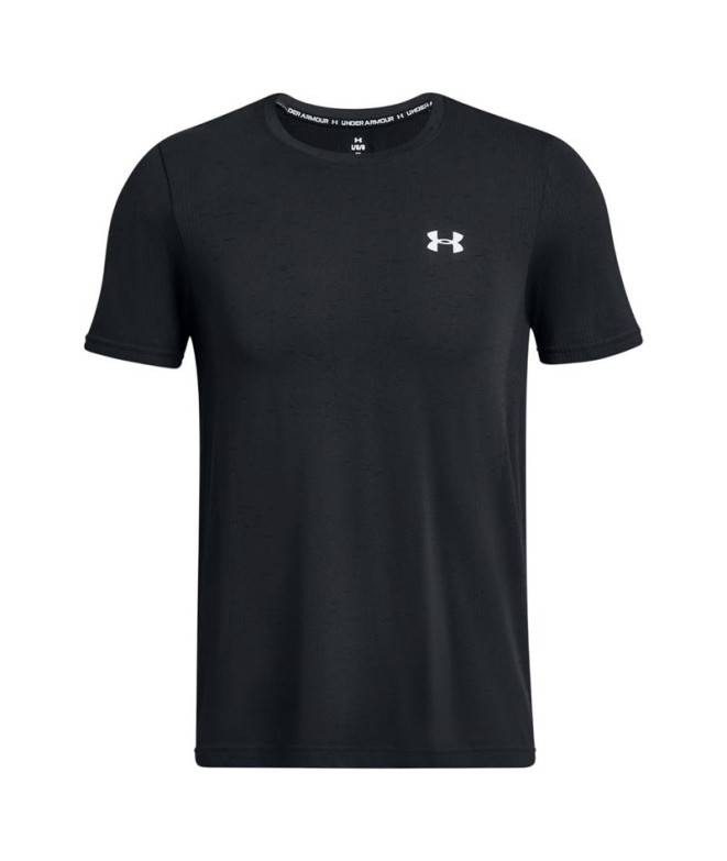 Camiseta Manga Corta de Fitness Under Armour Vanish Seamless Ss Hombre Negro
