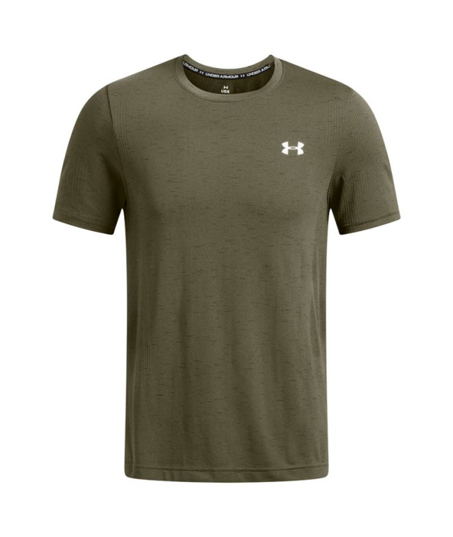 Camiseta de Fitness Under Armour Vanish Seamless Ss Hombre Verde