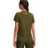 Camiseta de Fitness Under Armour Tech Ssc- Twist Mulher Verde