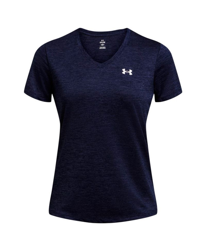 T-shirt de Fitness Under Armour Tech Ssc- Twist Femme Bleu