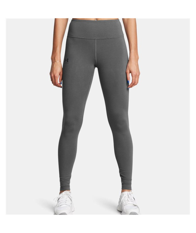 Mallas Under Armour Rival Mujer Gris