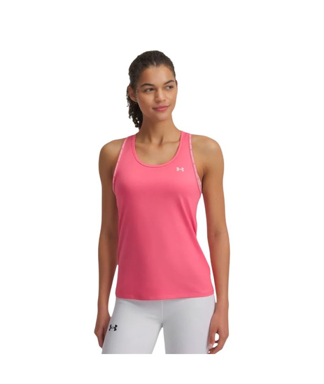Camiseta Tirantes de Fitness Under Armour Tech Knockout Tank Mulher Rosa