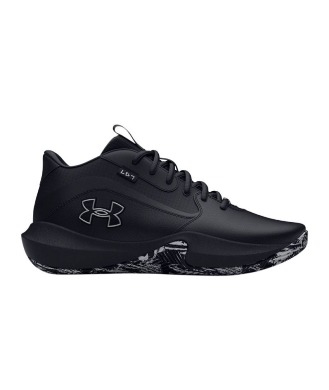 Zapatillas de Baloncesto Under Armour Lockdown 7 Low Negro
