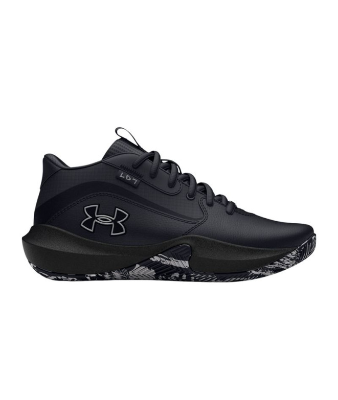 Zapatillas de Baloncesto Under Armour Gs Lockdown 7 Infantil Negro
