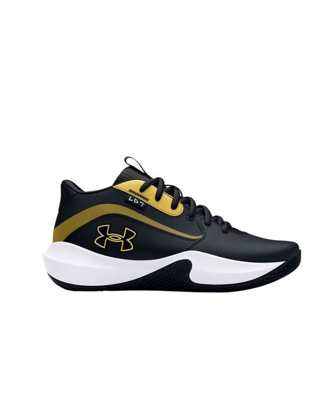 Zapatillas de Baloncesto Under Armour Ps Lockdown 7 Infantil Negro