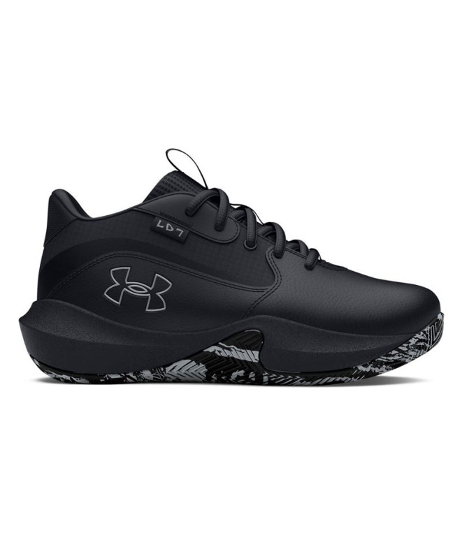 Zapatillas de Baloncesto Under Armour Ps Lockdown 7 Infantil Negro