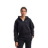 T-shirt Under Armour Rival Flc Piped Hz Hoodie Femme Noir