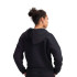 Camiseta Under Armour Rival Flc Piped Hz Hoodie Mulher Preto