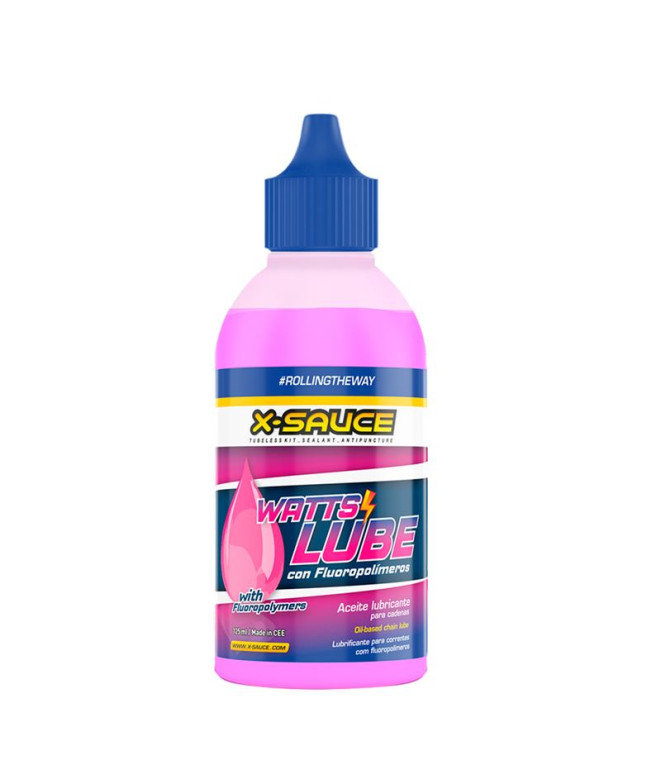 Lubricant de Cyclisme X-Sauce Huile Avec Fluoropolymères Watts Lube 125Ml