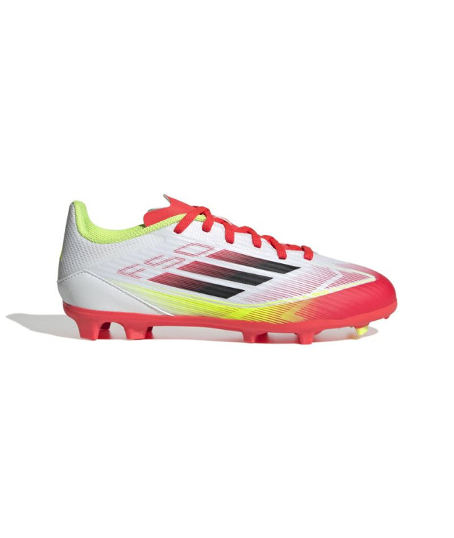 Botas de Fútbol adidas F50 League Fg/Mg Infantil Blanco