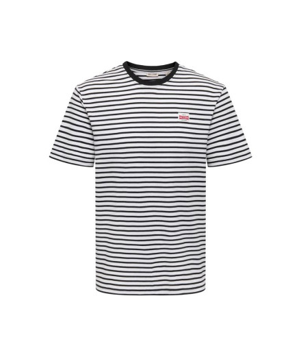 Camiseta Only & Sons Onsdawson Reg Stripe Homem Meteorite