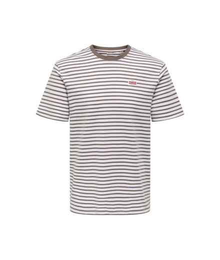 Camiseta Only & Sons Onsdawson Reg Stripe Hombre Bright...
