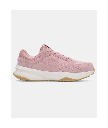 Sapatilhas de Fitness Under Armour Edge Suede Mulher Rosa