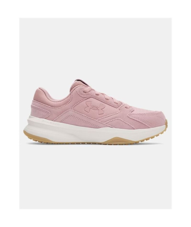 Chaussures de Fitness Under Armour Edge Suede Femme Rose