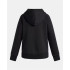 Sudadera Under Armour Rival Flc Shimmer Hdy Niña Negro