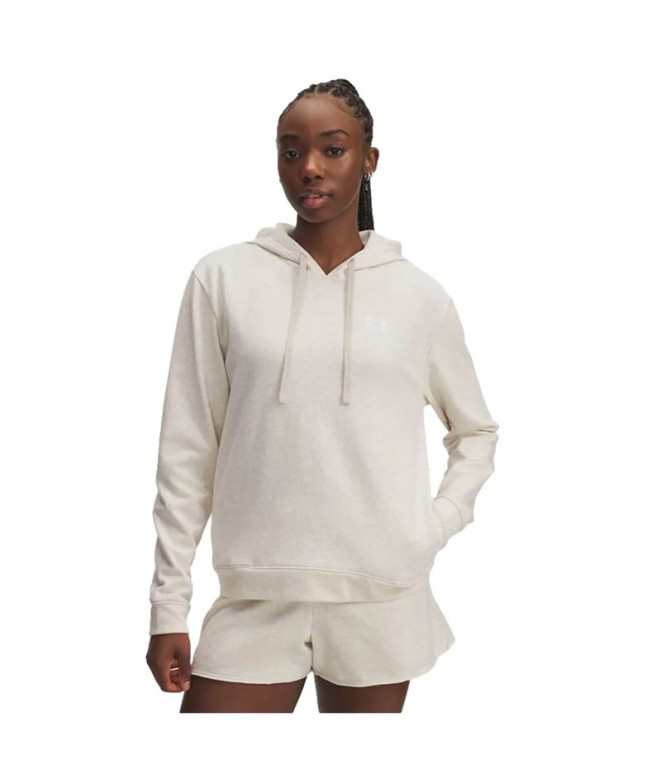 Sweat Under Armour Rival Terry Hoodie Femme Marron