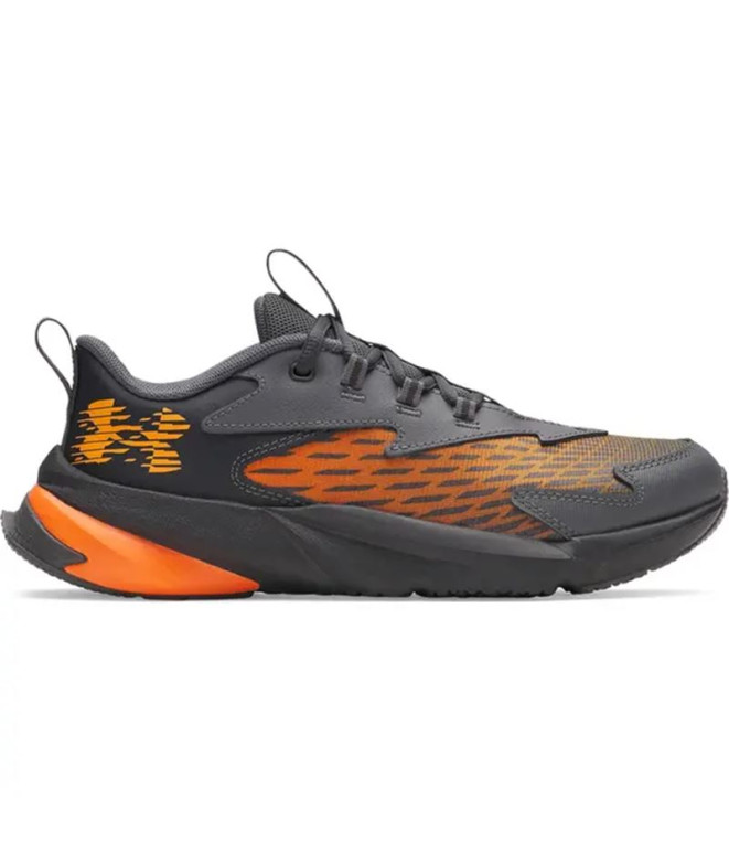 Chaussures de Running Under Armour Bgs Scramjet 7 Enfant Gris