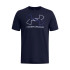 T-shirt de Fitness Under Armour GL FOUNDATION UPDATE SS Homme Bleu