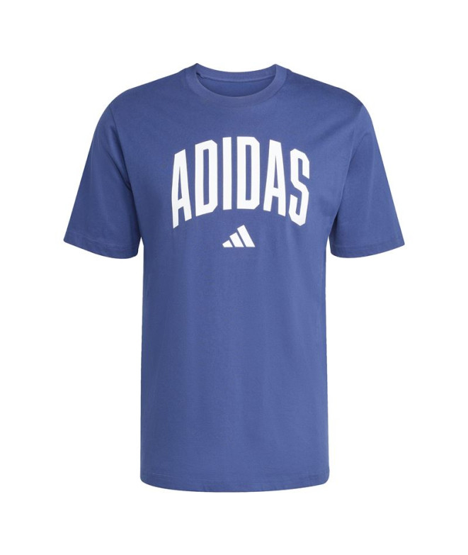 Camiseta adidas Collegiate Hombre Azul Oscuro