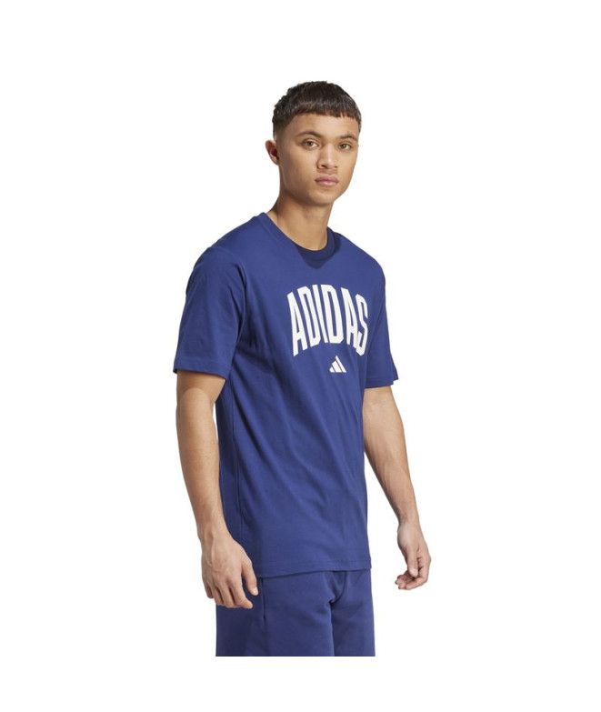 T-shirt adidas Collegiate Homme Bleu Foncé