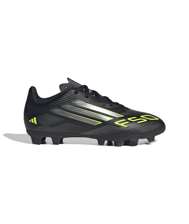 Botas de Fútbol adidas F50 Club Fg/Mg Infantil Negro / Hiemet / Limluc
