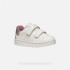 Zapatillas Geox B Eclyper A - Vit.Sin+Ver.Glit Infantil Blanco/Rosa