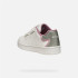 Chaussures Geox B Eclyper A - Vit.Sin+Ver.Glit Enfant Blanc/Rose