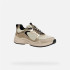 Sapatilhas Geox D Zarvia A - Mesh+Gbk Perl. Mulher Papyrus/Ouro