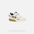 Sapatilhas Geox Ciberdron A - Vit.Sint. Vern Infantil Lt Ivory/Platinum