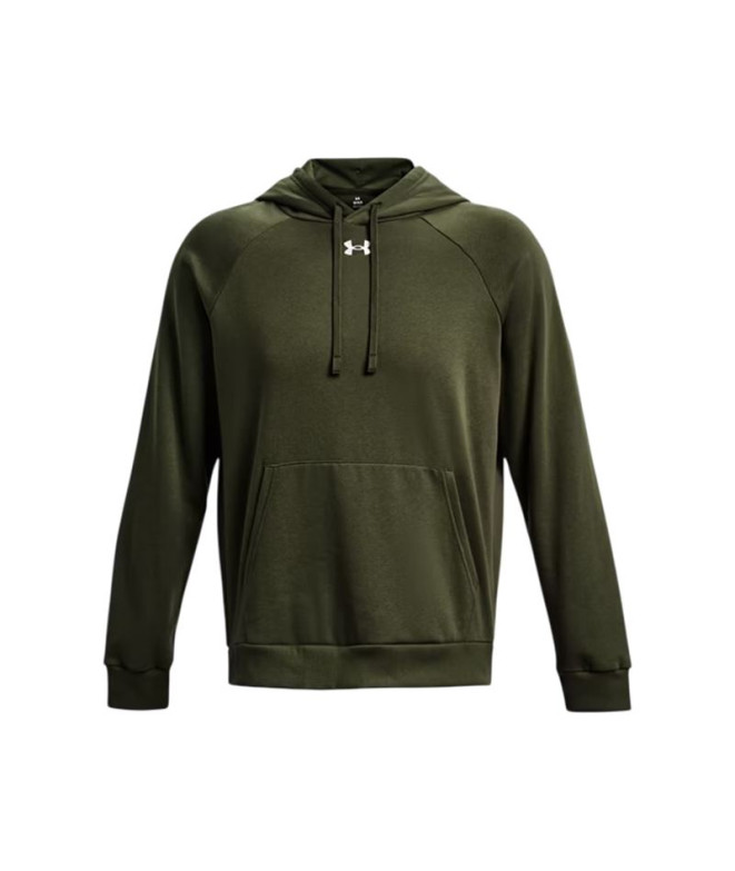 Sudadera Under Armour Rival Fleece Hoodie Hombre Verde