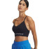 Sutiã esportivo de Fitness Under Armour Vanish Seamless Low Bra Mulher Preto
