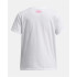 Camiseta Manga Corta Under Armour Big Logo Ss Niña Blanco