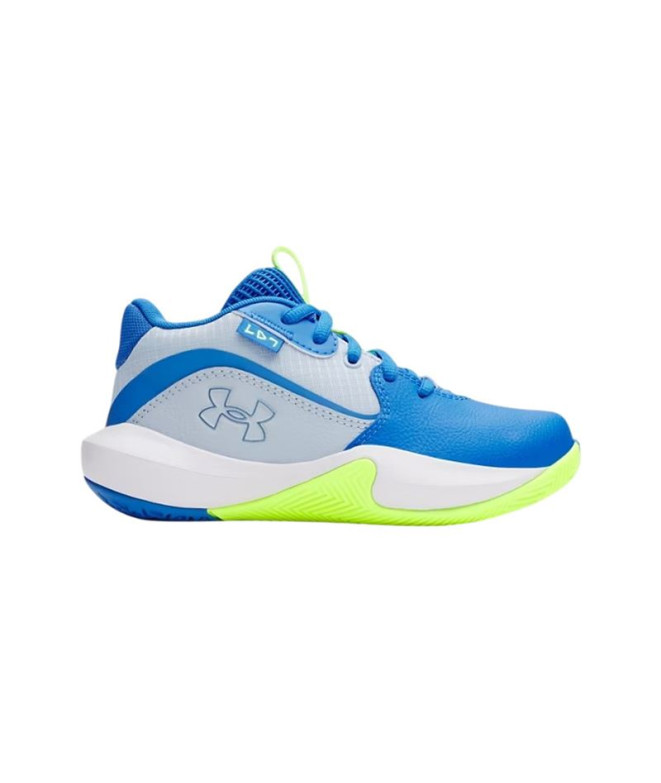 Sapatilhas de Basquetebol Under Armour Ps Lockdown 7 Infantil Azul